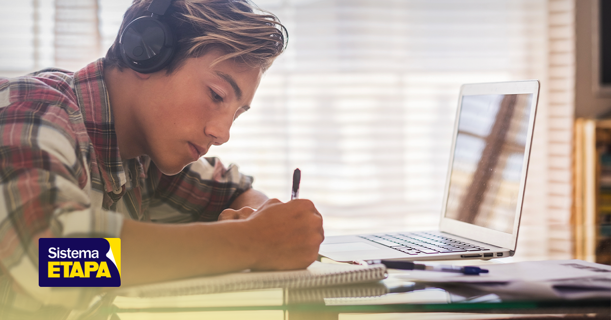Prepare um agenda de estudos para o Enem